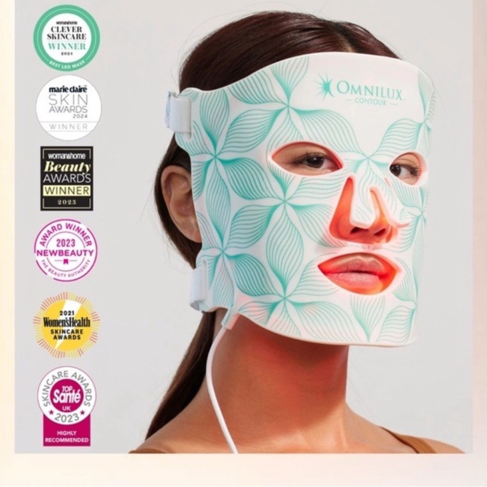 Omnilux face contour LED light therapy face mask